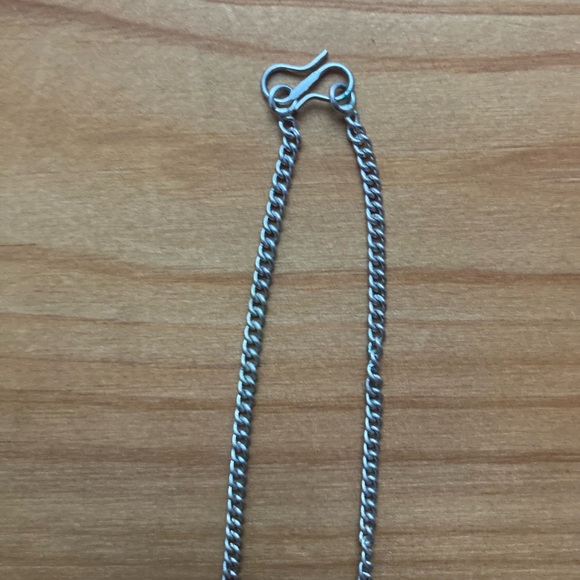 Sterling, goldstone and amber necklace - Picture 4 of 8